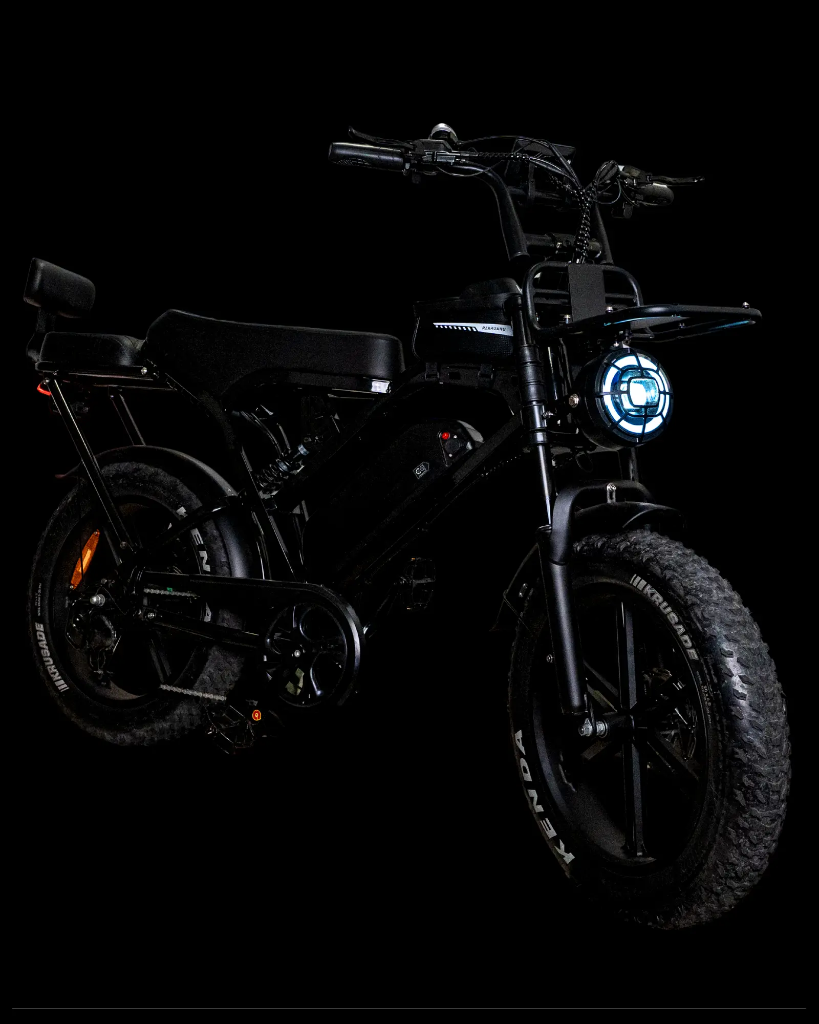 OVE FATBIKE de profil, selle longue pour deux
